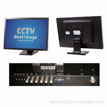 24" CCTV HD Monitors with Plenty Interfaces